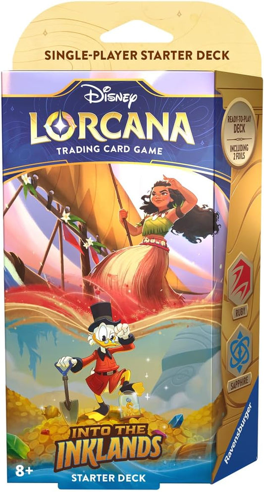 Disney Lorcana: Into the Inklands Starter Deck: Ruby & Sapphire