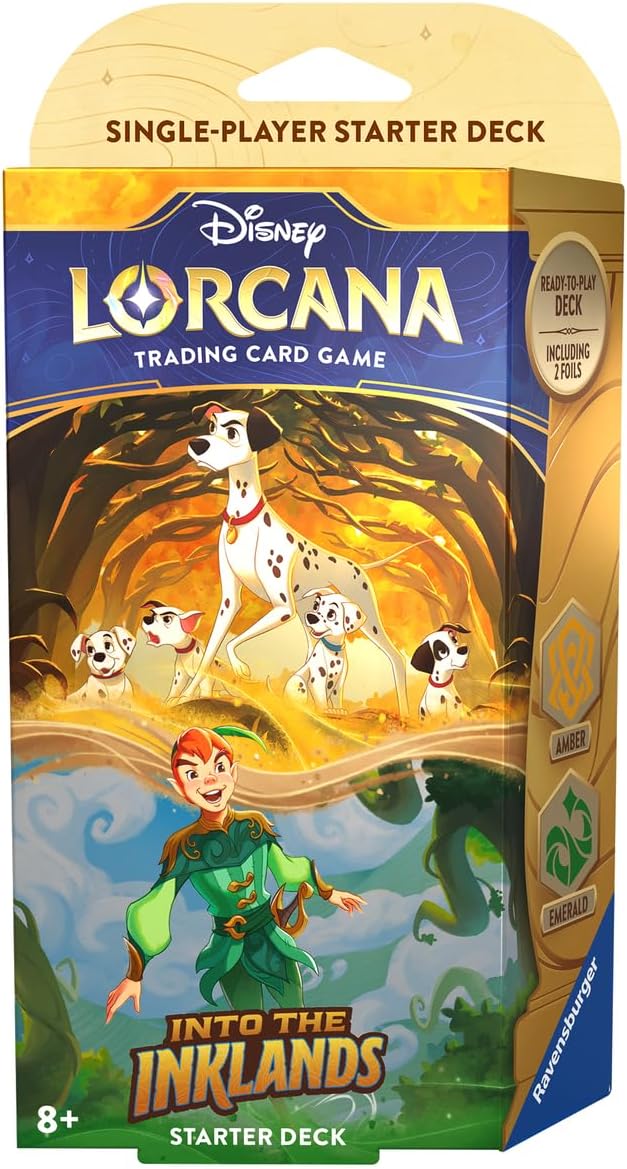 Disney Lorcana: Into the Inklands Starter Deck Amber & Emerald