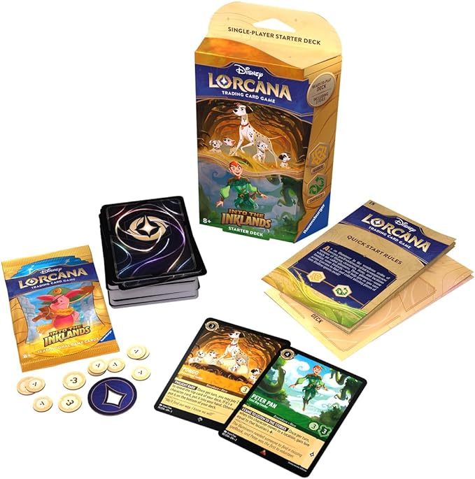 Disney Lorcana: Into the Inklands Starter Deck Amber & Emerald