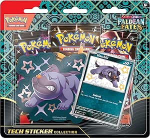 Pokemon TCG: Scarlet & Violet Paldean Fates Tech Sticker Collection - Maschiff