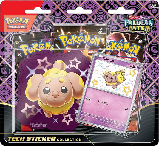 Pokemon TCG: Scarlet & Violet Paldean Fates Tech Sticker Collection - Fidough