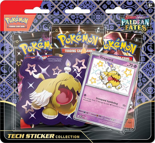 Pokemon TCG: Scarlet & Violet Paldean Fates Tech Sticker Collection - Greavard