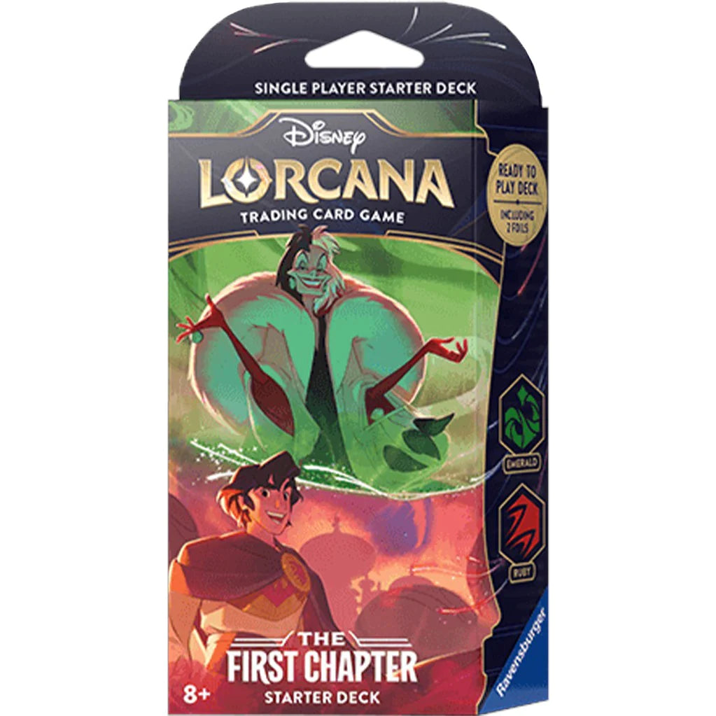 Disney Lorcana: The First Chapter Starter Deck Emerald & Fire