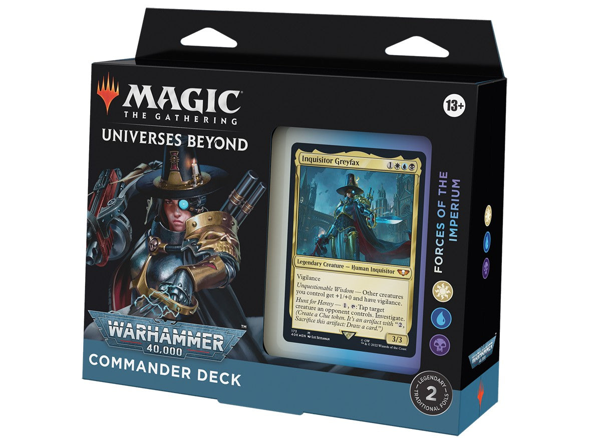 Magic: The Gathering - Universes Beyond Warhammer 40K Commander Deck Forces of the Imperium