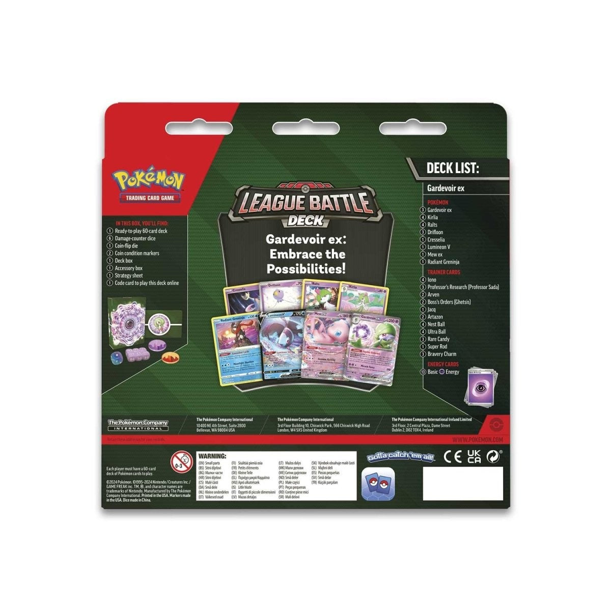 Pokémon TCG: League Battle Deck Gardevoir ex