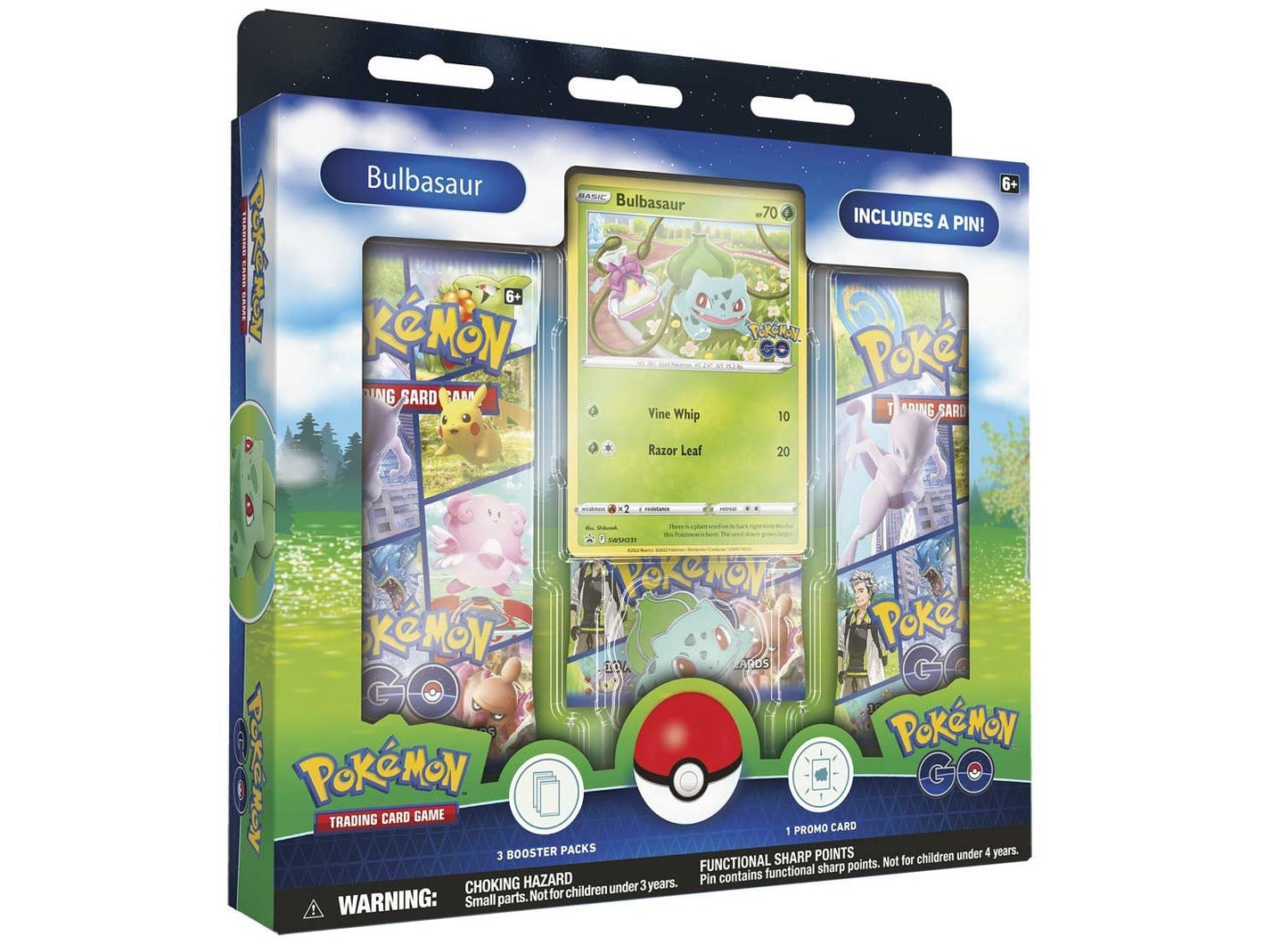 Pokemon TCG: Pokémon GO Pin Collection Bulbasaur