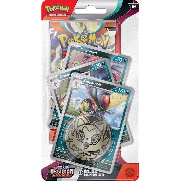 Pokemon TCG: Scarlet & Violet Obsidian Flames 1-Pack Blister - Kingambit