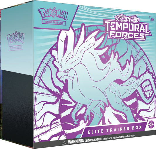 Pokémon TCG: Scarlet & Violet Temporal Forces Elite Trainer Box - Walking Wake