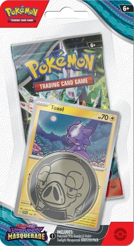 Pokémon TCG - Scarlet & Violet Twilight Masquerade 1-Pack Blister - Toxel