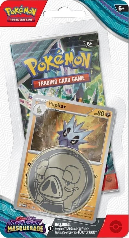 Pokémon TCG - Scarlet & Violet Twilight Masquerade 1-Pack Blister - Pupitar