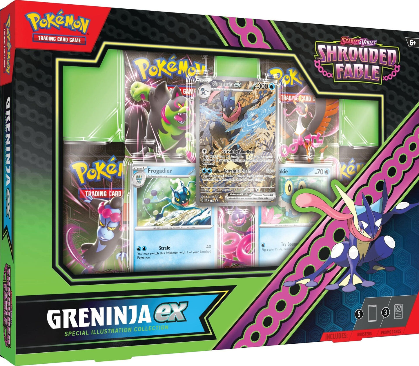 Pokemon TCG: Scarlet & Violet Shrouded Fable Special Collection - Greninja ex