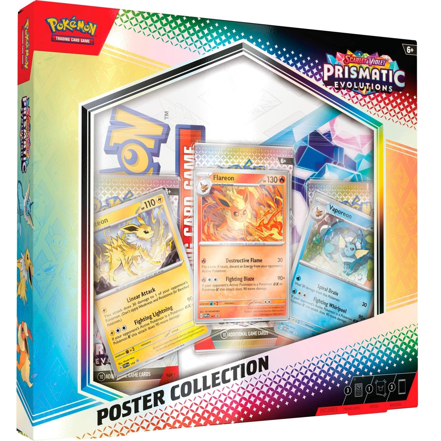 Pokemon TCG: Scarlet & Violet Prismatic Evolutions Poster Collection
